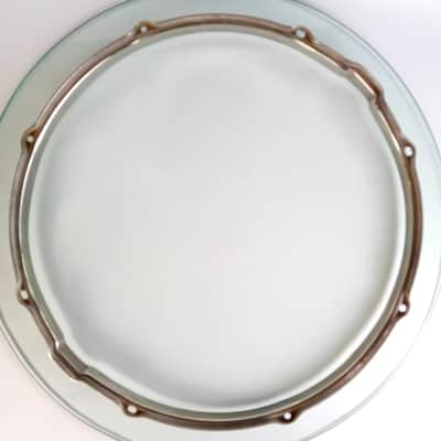 Leedy 15"Stick-Chopper Nickel-Brass NOB Broadway Snare Drum Resonant Rim/Hoop20s image 7