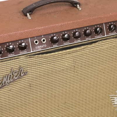 1960 Fender Brownface Bandmaster Combo image 4