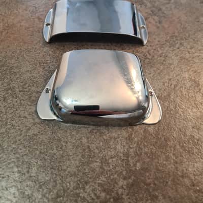 Vintage Original Pre CBS 1960s Fender Precision bass ashtray bridge & pickup covers image 8