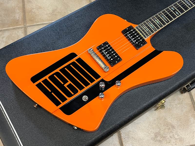 GMP Guitars Hemi F-Bird Electric Guitar Orange w case image 1