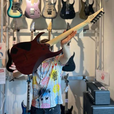 Ibanez RGA42FM-DEF - Dragon Eye Burst Flat image 5