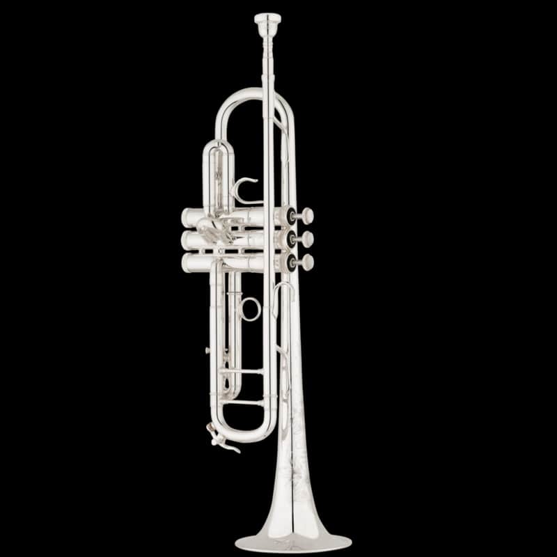 S. E. Shires Bb Trumpet - Model B (Silver) image 1
