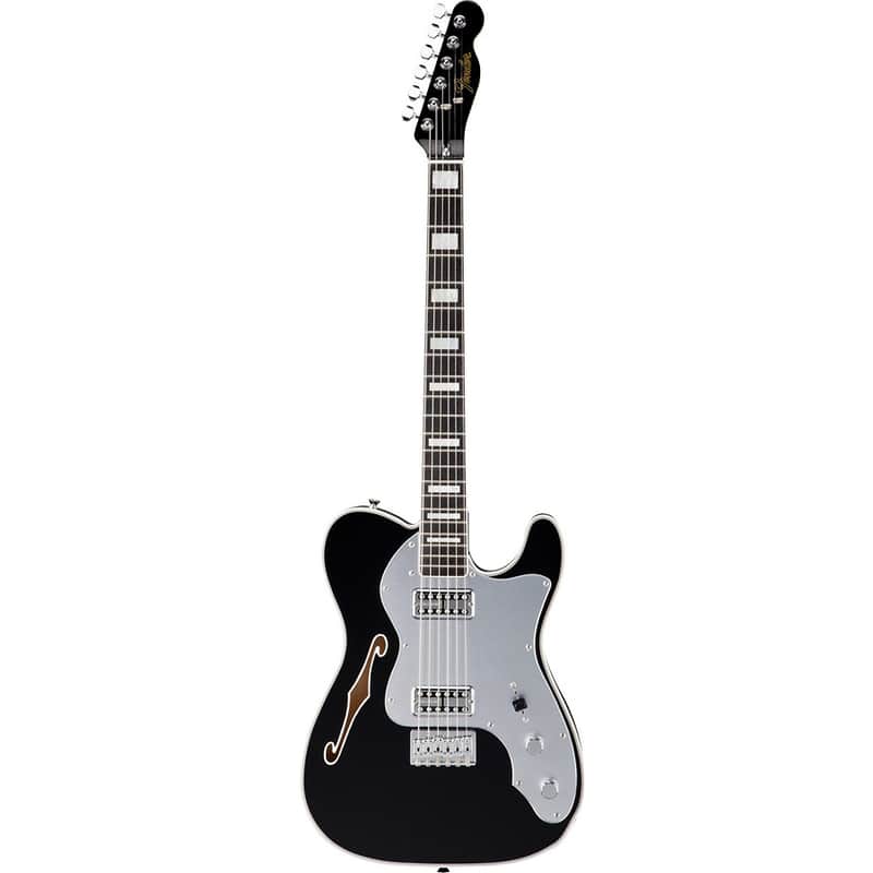 SX （Fender Telecaster Thinline Type） Fender FSR Telecaster Thinline Super Deluxe Black 6-string Semi