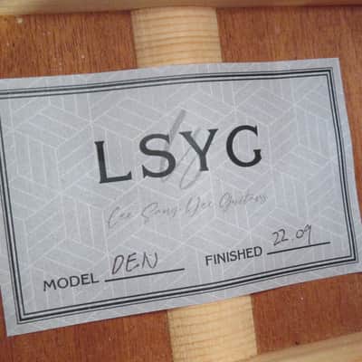 2022 LSY Guitars Den OM all Mahogany Acoustic Guitar – Stunning image 14
