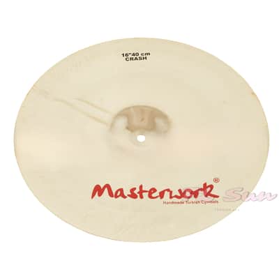 Masterwork Troy Series 4 pcs 14 Hi-Hat + 16" - 18" Crash + 20" Ride + Gig Bag Cymbal Set image 4