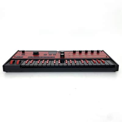 Korg MicroKORG Limited Black Red Edition BKRD w/ Universal power supply, Condenser mic and Original box 37-Key Synthesizer/Vocoder Worldwide Shipment image 6