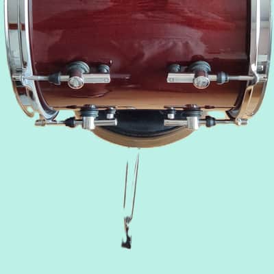 14" Sonor Designer Birch tom in cherry red image 3