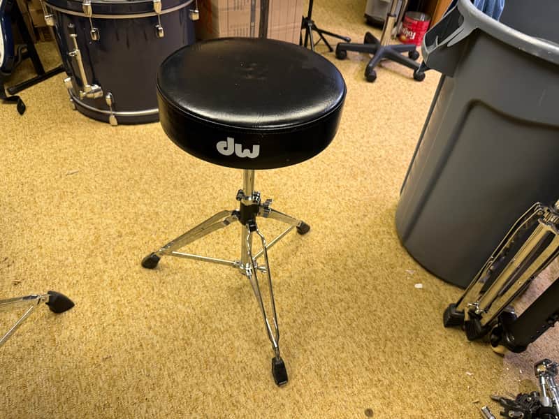 Drum Workshop DW 3000 Series Drum Throne - Double Braced - Round Top image 1