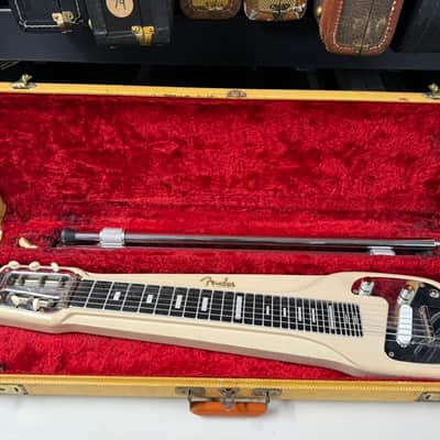 Fender Deluxe Six Lap Steel with Legs and Tweed Case 1957 image 4
