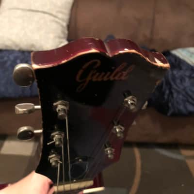 1961 VINTAGE Guild T50 Slim Archtop Sunburst Franz P90 Hoboken w/ Hardshell Case image 16