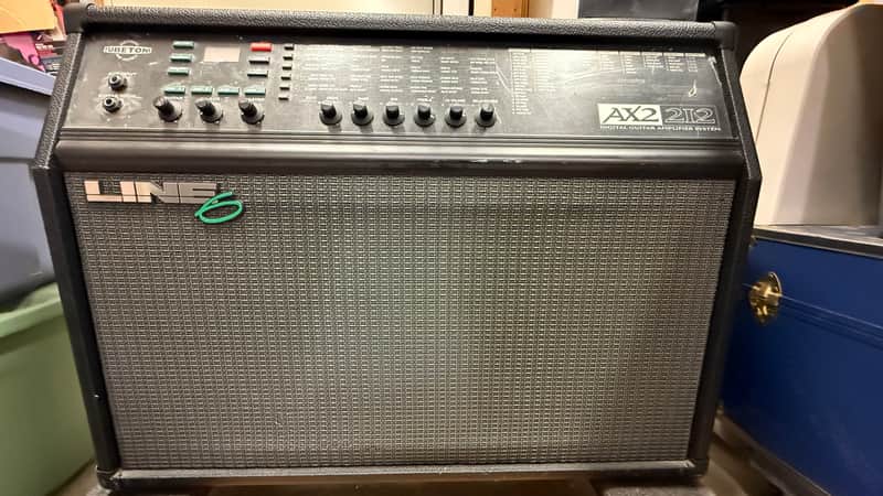Line 6 AXSYS Upgraded to AX2 212 100-Watt 2x12" Stereo Digital Modeling Guitar Combo 1998 - 2000 - Black image 1