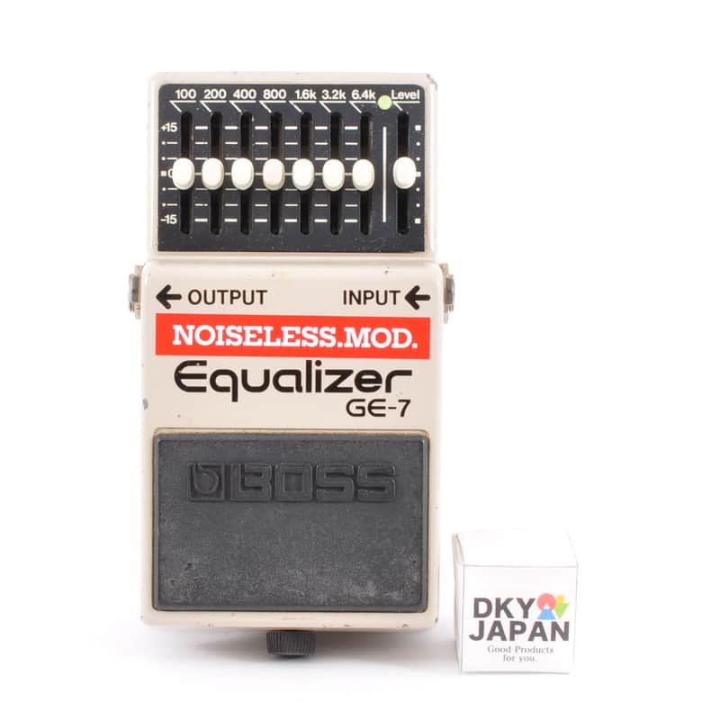 Immagine Boss GE-7 Modified Noiseless Equalizer Made in Japan 1987 Guitar Effects Pedal Used From Japan #766600 - 1