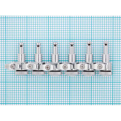 Graph Tech Ratio PRL-9721-C0 Locking Calibrated Machine Heads - 6-in-line Chrome image 4
