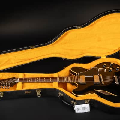 2021 Gibson Custom Shop '64 Trini Lopez Standard Reissue ES-335 - Ebony VOS | USA Semi-Hollow Vintage Diamond F Holes Firebird Headstock | CoA OHSC image 24