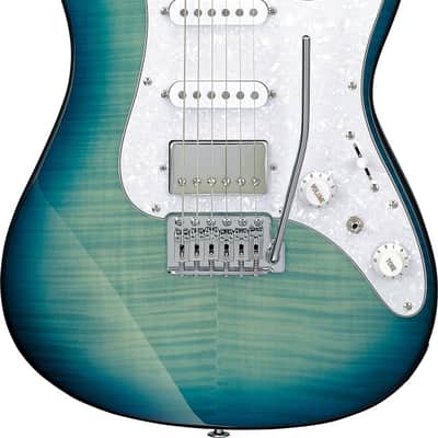 Ibanez AZ22S1F-TXB AZ Electric Guitar 6-String - Transparent Turquoise Burst image 2