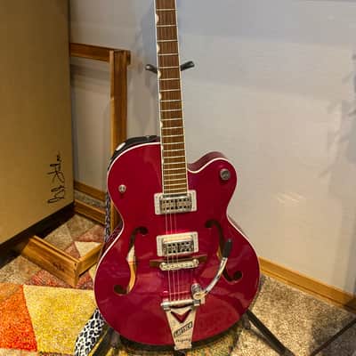 Gretsch G6120T-HR Brian Setzer Signature Hot Rod Magenta Sparkle! image 8