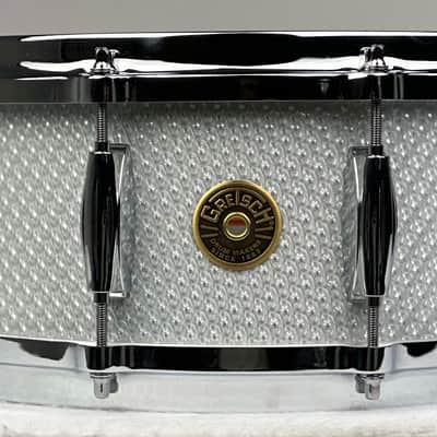 Gretsch 20/12/14/5.5x14" USA Custom Drum Set - 3D Moire w/ Vintage Build image 9