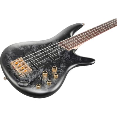 Ibanez SR300EDXBZM SR Standard 4-String Electric Bass, Black Ice Frozen Matte image 7