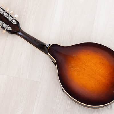 1948 Gibson EM-150 Vintage A-Style Electric Mandolin Sunburst w/ P-90, Case image 13