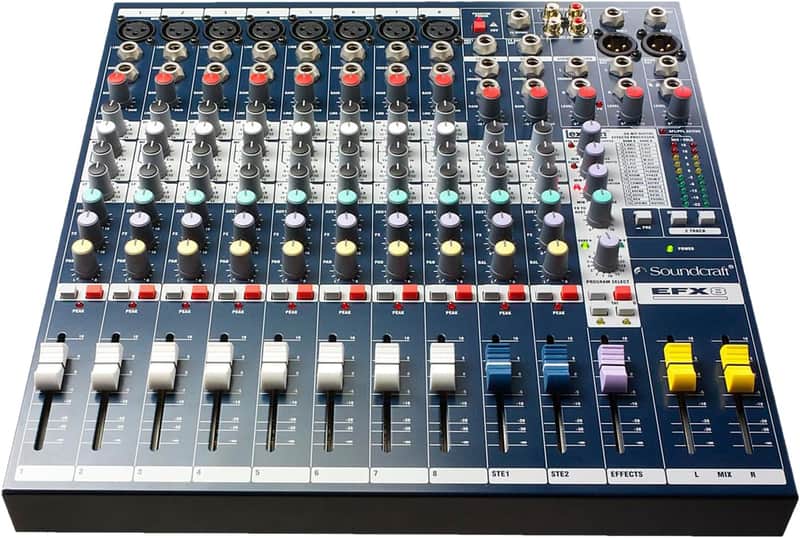 Soundcraft EFX8 8-Channel Mixer with Lexicon Effects image 1