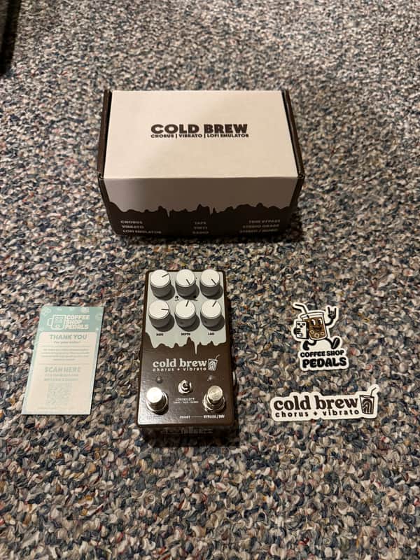 Coffee Shop Pedals Cold Brew Chorus + Vibrato Pedal image 1