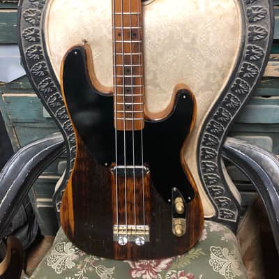 Rick Kelly (Carmine Street Guitars) P bass ”Trinity Church” pine skimtop image 1
