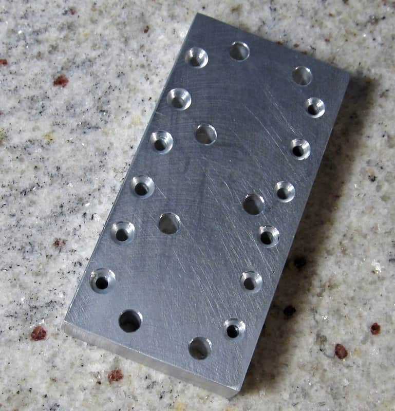 Telecaster Vintage/Modern Bridge String Hole Drilling Guide Luthier Tool image 1