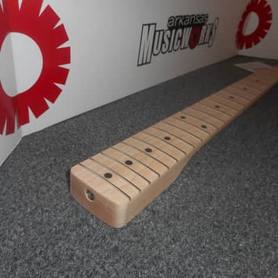 Allparts Fender Licensed Strat Replacement Neck, Chunky Maple - #SMO-FAT image 3