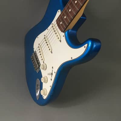 Vintage Fender Stratocaster 1993 Solid Custom Contour Body Lake Placid Blue Rare MIJ Relic HSC 6.8 Lb! image 15
