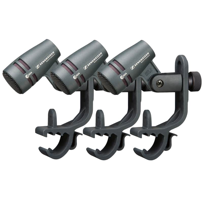 Sennheiser 3-Pack e 604 Dynamic Cardioid Drum Microphone image 1