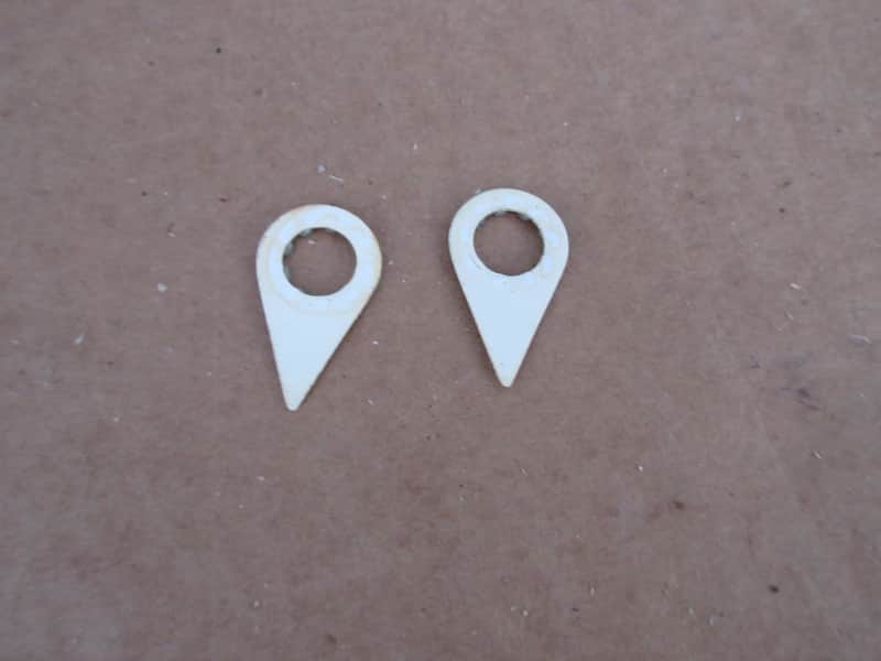 1960s Teisco Pair Guitar Knob Pointers Kent Kawai Polaris Stradolin Aria Kay image 1