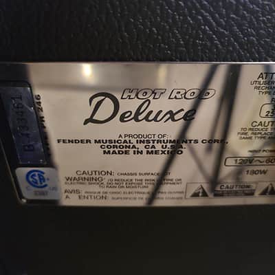 Fender Hot Rod Deluxe III 3-Channel 40-Watt 1x12" Guitar Combo Black image 4