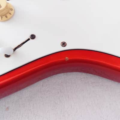 Hondo Fame 760/12 1982 - Metalic Red Stratocaster 12-String image 10