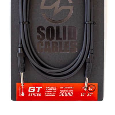 Solid Cables GT Instrument Cable Nera Black 10' image 1