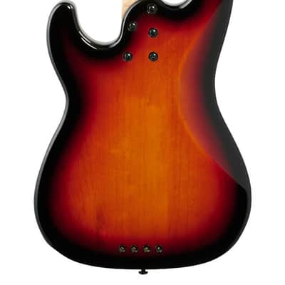 Schecter P-4 Bass Guitar 3-Tone Sunburst image 6