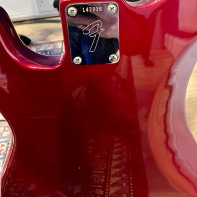 Fender Precision Bass 1966 Candy Apple Red image 4