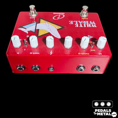 Crazy Tube Circuits White Whale Analog Spring Reverb / Tremolo 2018 - Present - Red X9288 image 3
