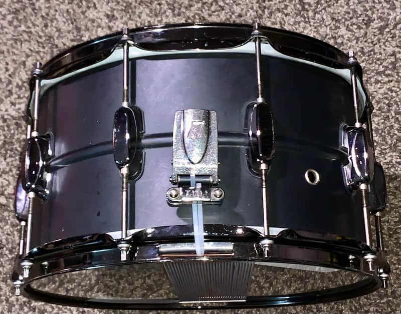 Tama LST148 8x14" S.L.P. Series Big Black Steel Snare Drum 2016 - Present - Matte Black image 1