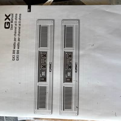 QSC GX3 2-Channel Power Amplifier 2010s - Silver image 3