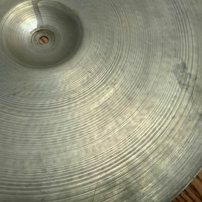 Vintage Late 40’s Zildjian Trans Stamp 17” Crash Ride 1230 grams image 7