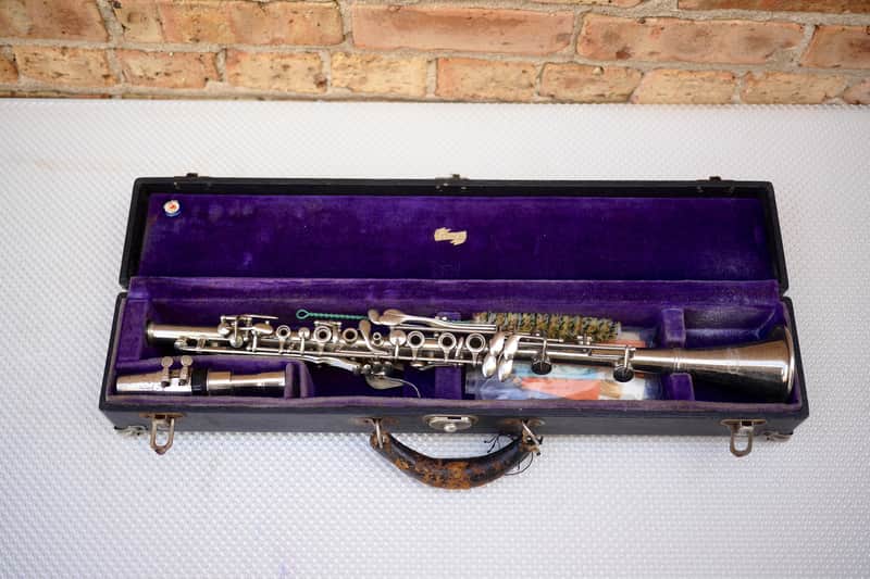 Peddler Metal Clarinet Vintage 1920s - Silver image 1