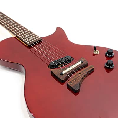 Fernandes LSA Monterey Magnacoustic Cherry Red – Hot Rail Power with Piezo Sparkle image 3