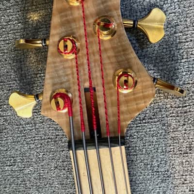 2021 Muckelroy Custom 5-String Bass – Ultra Lightweight 6.5 lbs – Mike Pope/Delano Electron image 8