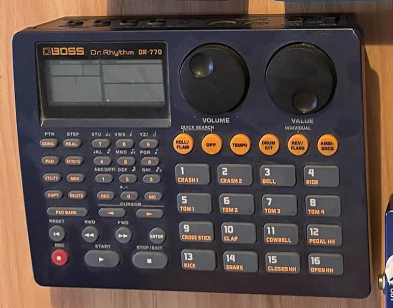 Boss DR-770 Dr. Rhythm 1999 - 2004 - Blue image 1