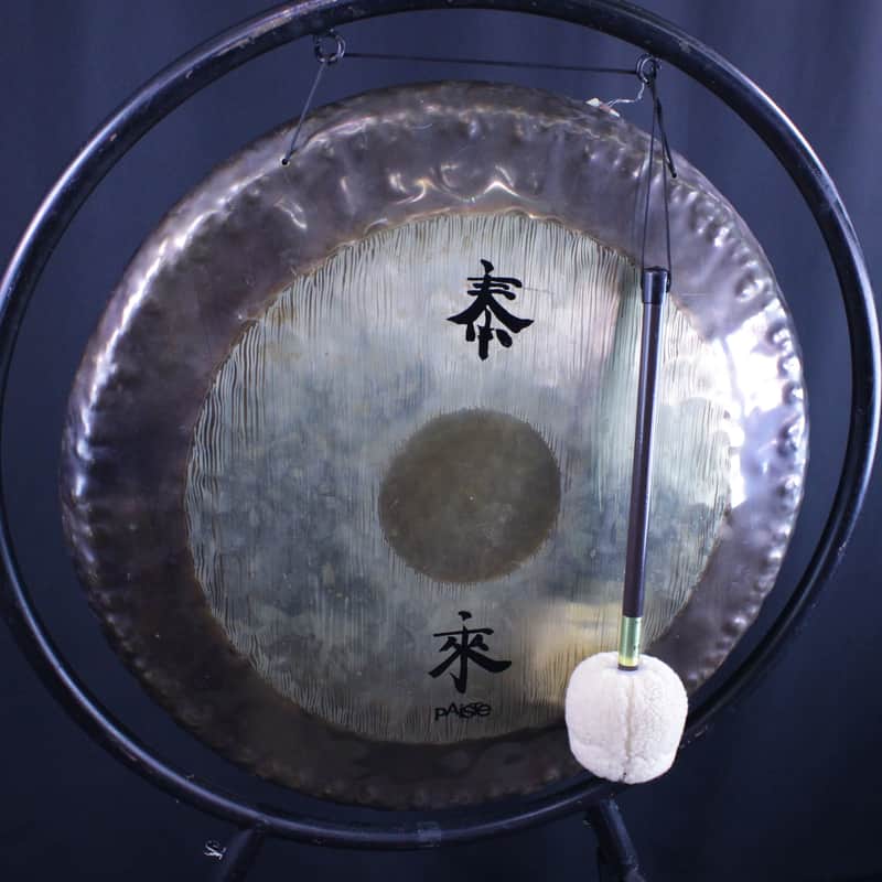 Paiste 24" Symphonic Gong w/ Stand & Mallet 1980s - Traditional image 1