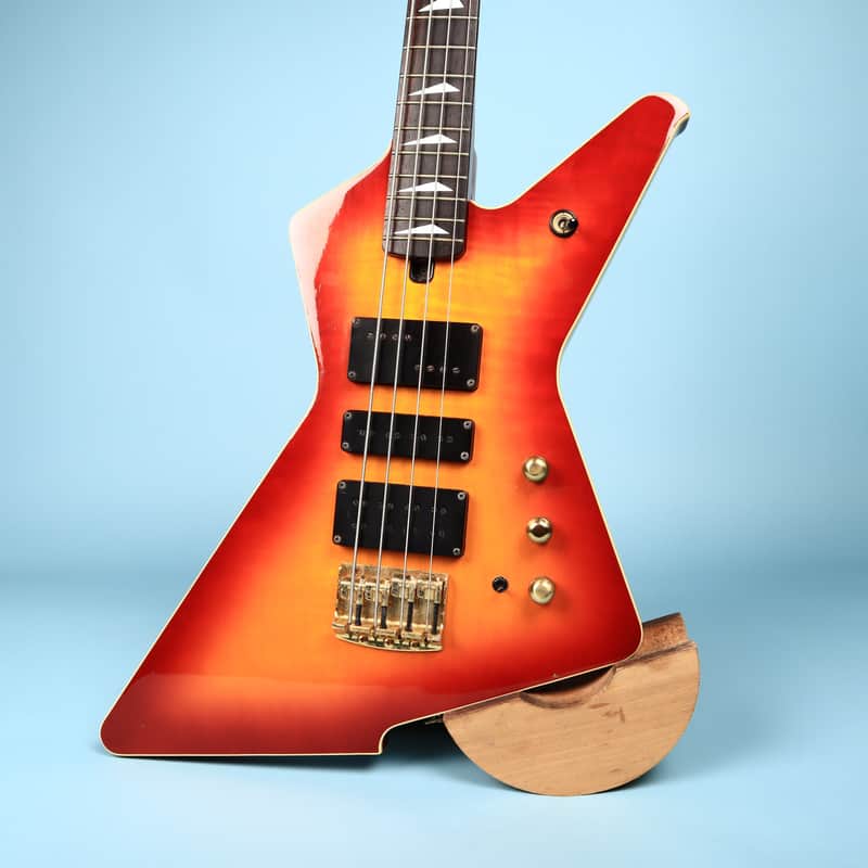 1984 Ibanez DT-870 Destroyer Bass Guitar Cherry Sunburst image 1