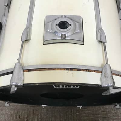 Premier Bass Kick Drum 22x16 Faded White MIE image 3