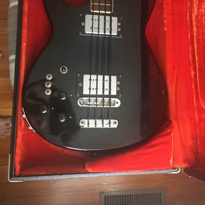 1977 Carvin Bass Guitar SB125 Black Left Handed image 3