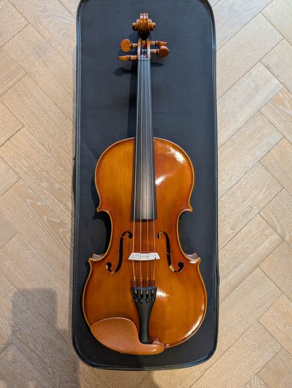 DZ Strad Model 400 Viola 16” NEW Outfit – 2 Bows + Adjustable Case image 1