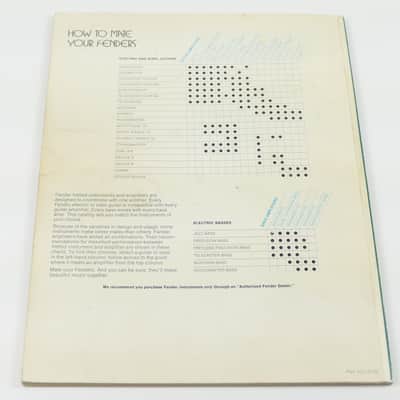 Fender Catalog 1976 Case Candy Telecaster Stratocaster Jazzmaster Jaguar image 2